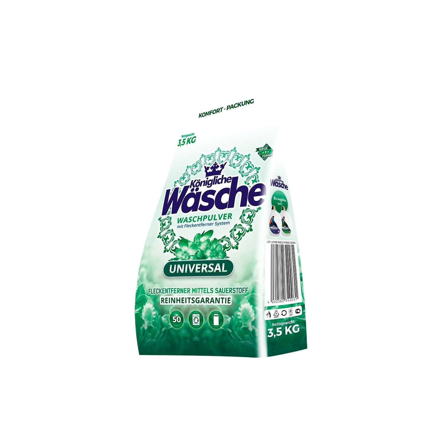 Стиральный порошок Konigliche Wasche универсальный 3.5 кг - фото 1