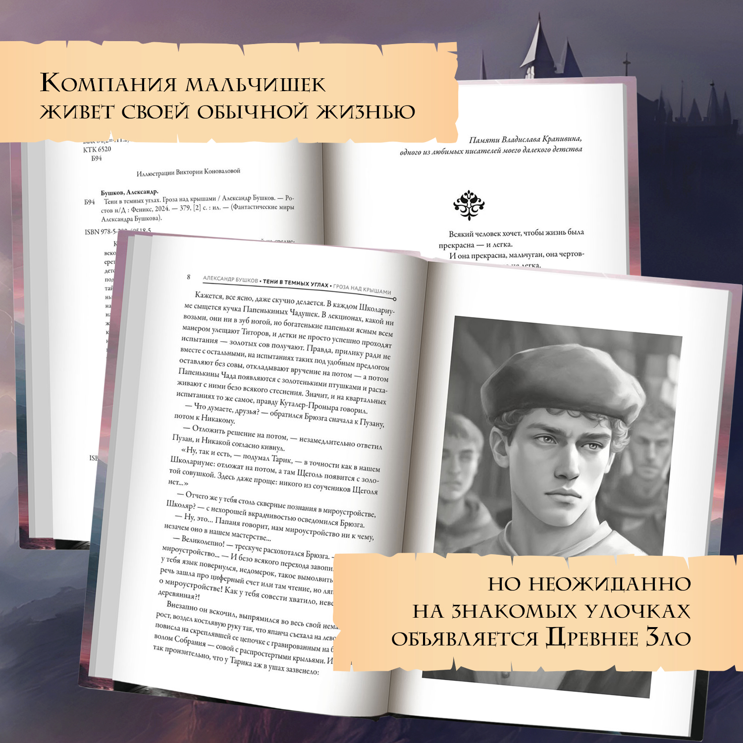 Книга Феникс Тени в темных углах Гроза над крышами Фэнтези Александра Бушков - фото 5