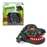Настольная игра 1TOY Крокодил Зубастик черный