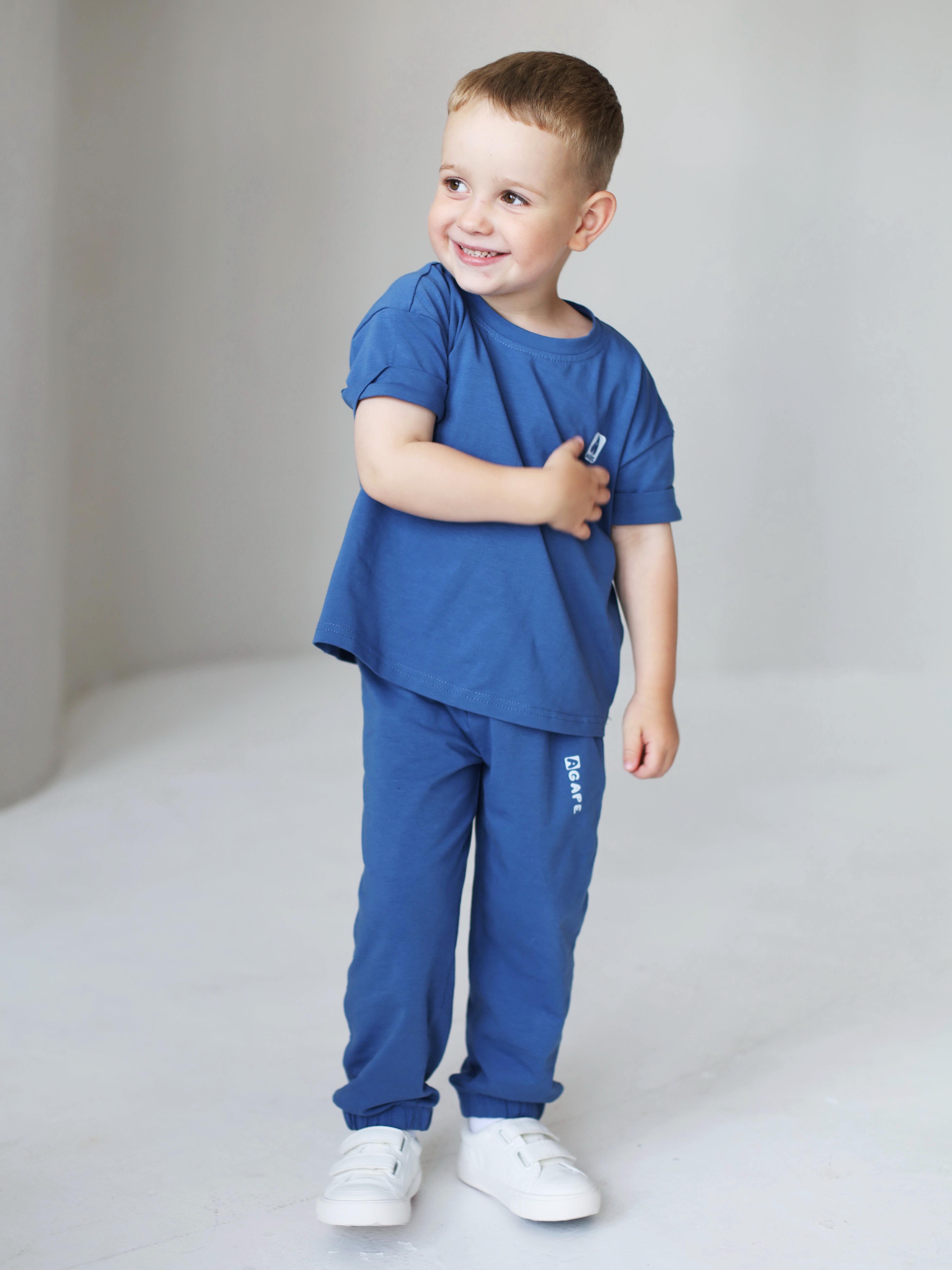 Костюм Агапэ 8017_джинсовый - фото 1