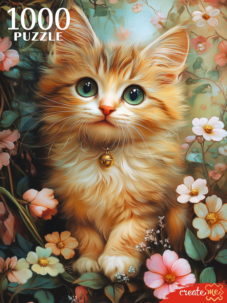 Пазл Рыжий кот классический - фото 1