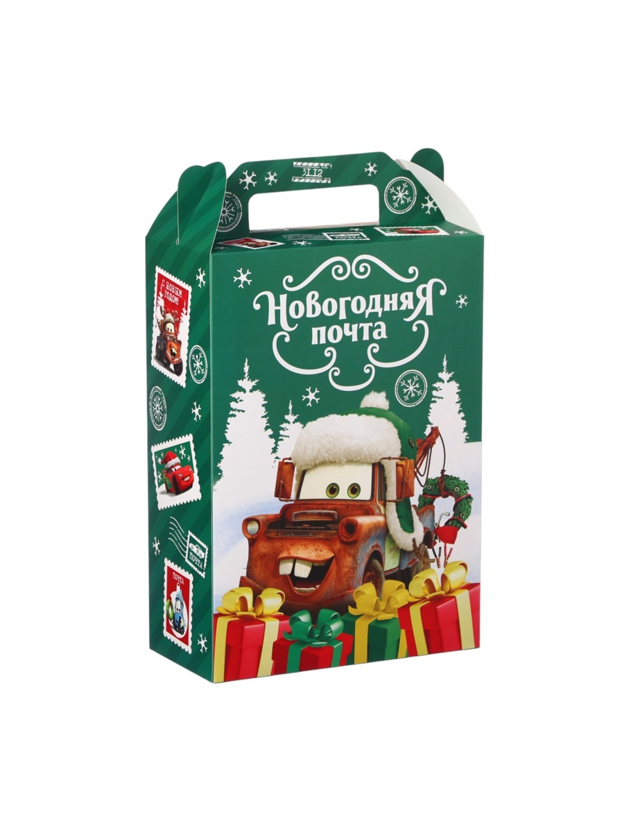 Коробка складная, новогодняя Disney "Новогодняя почта", 20 х 33 х 10 см - фото 3