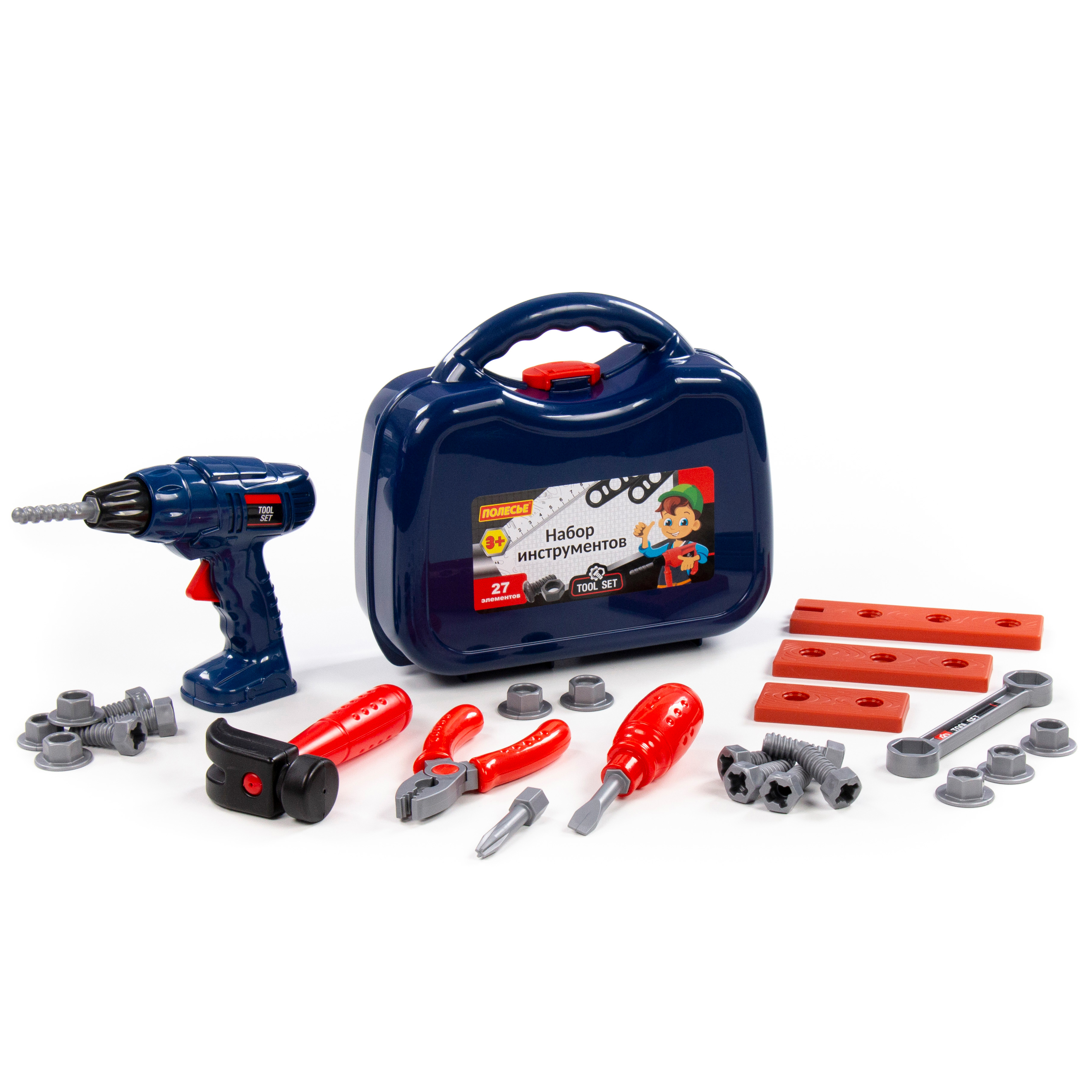 Игрушка Полесье инструменты игрушечные 27 предм. - фото 4