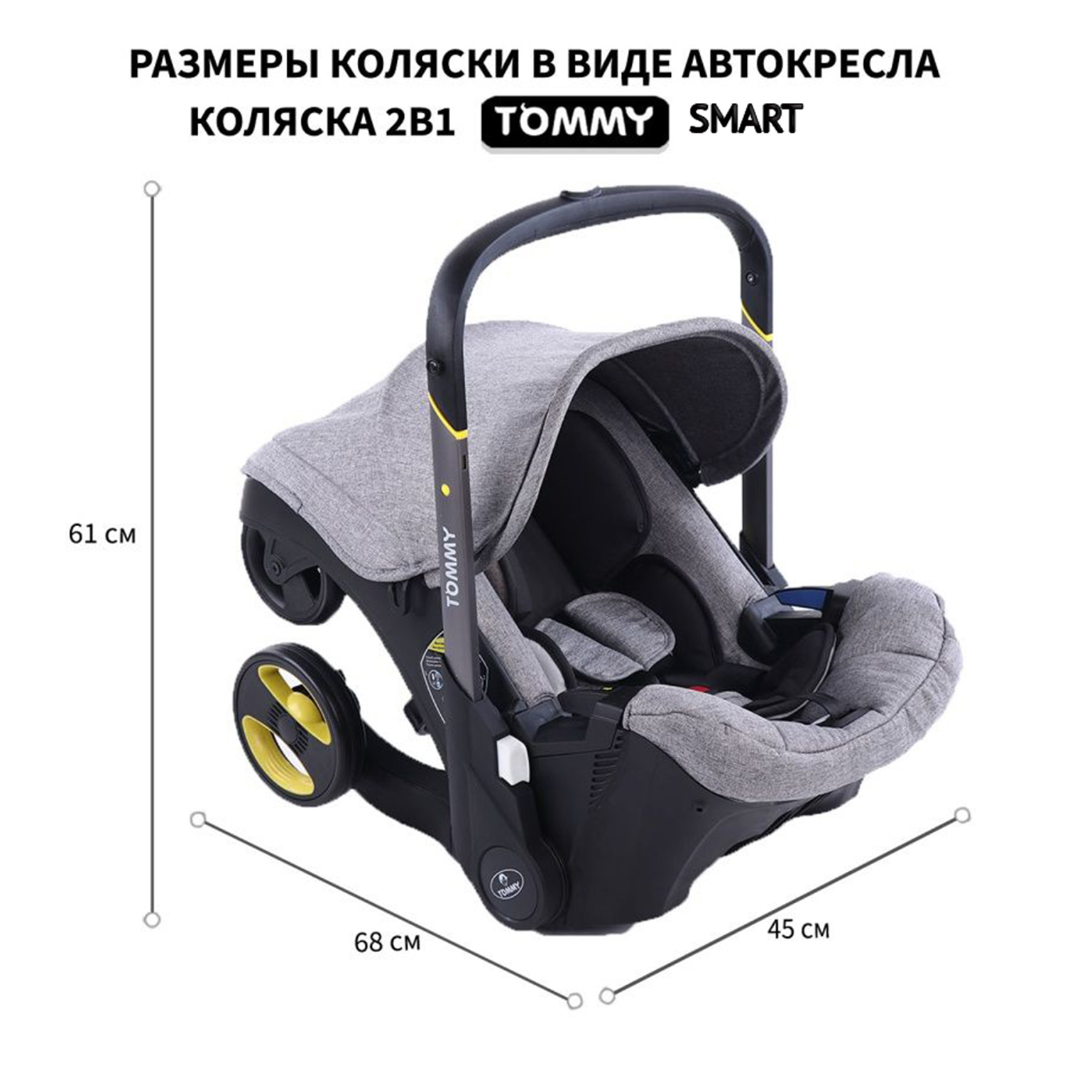 Коляска трансформер TOMMY Smart - фото 11