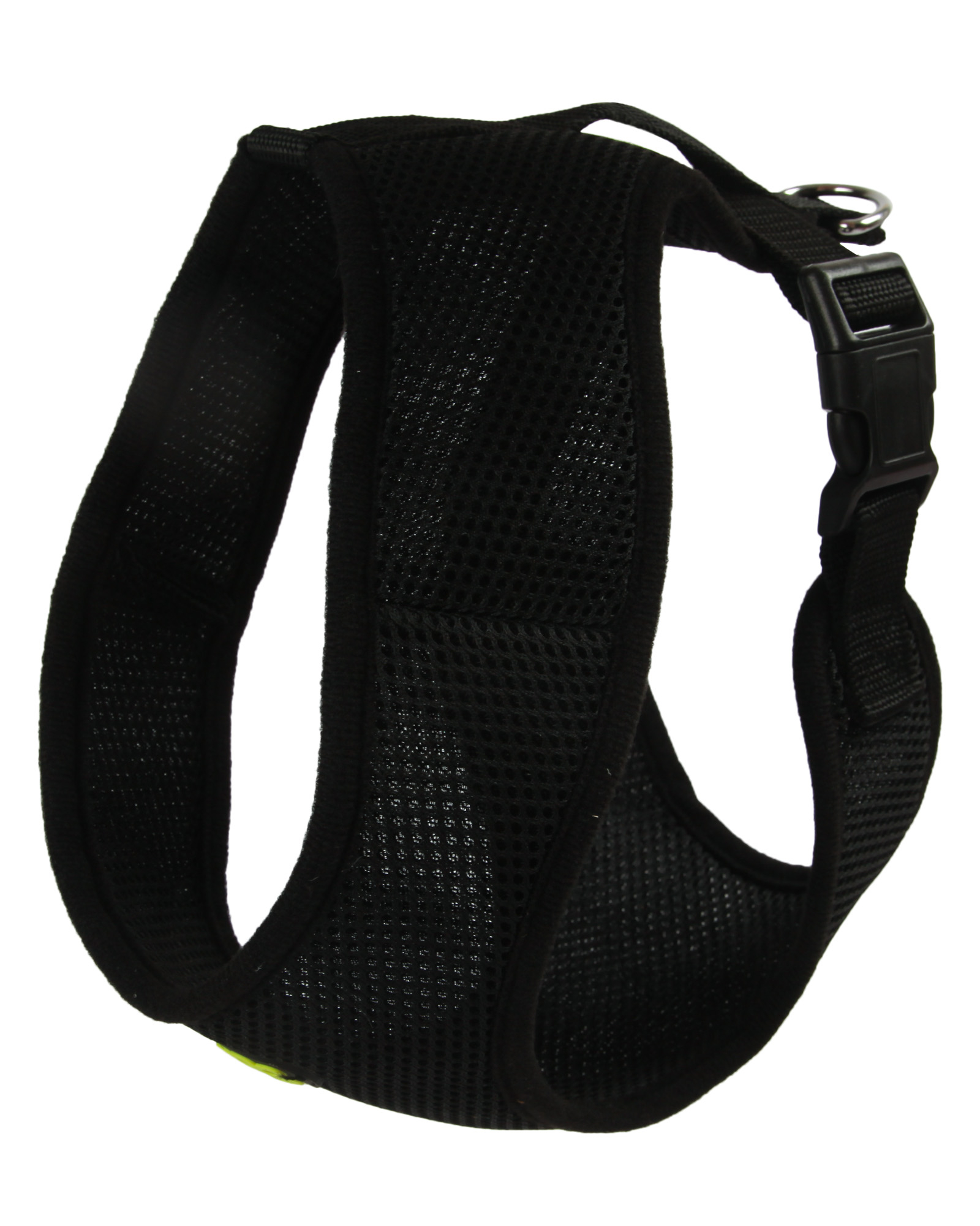 Шлейка-жилетка для собак Barbaks Чёрная сетка L шея 44см грудь 54-70см - фото 2