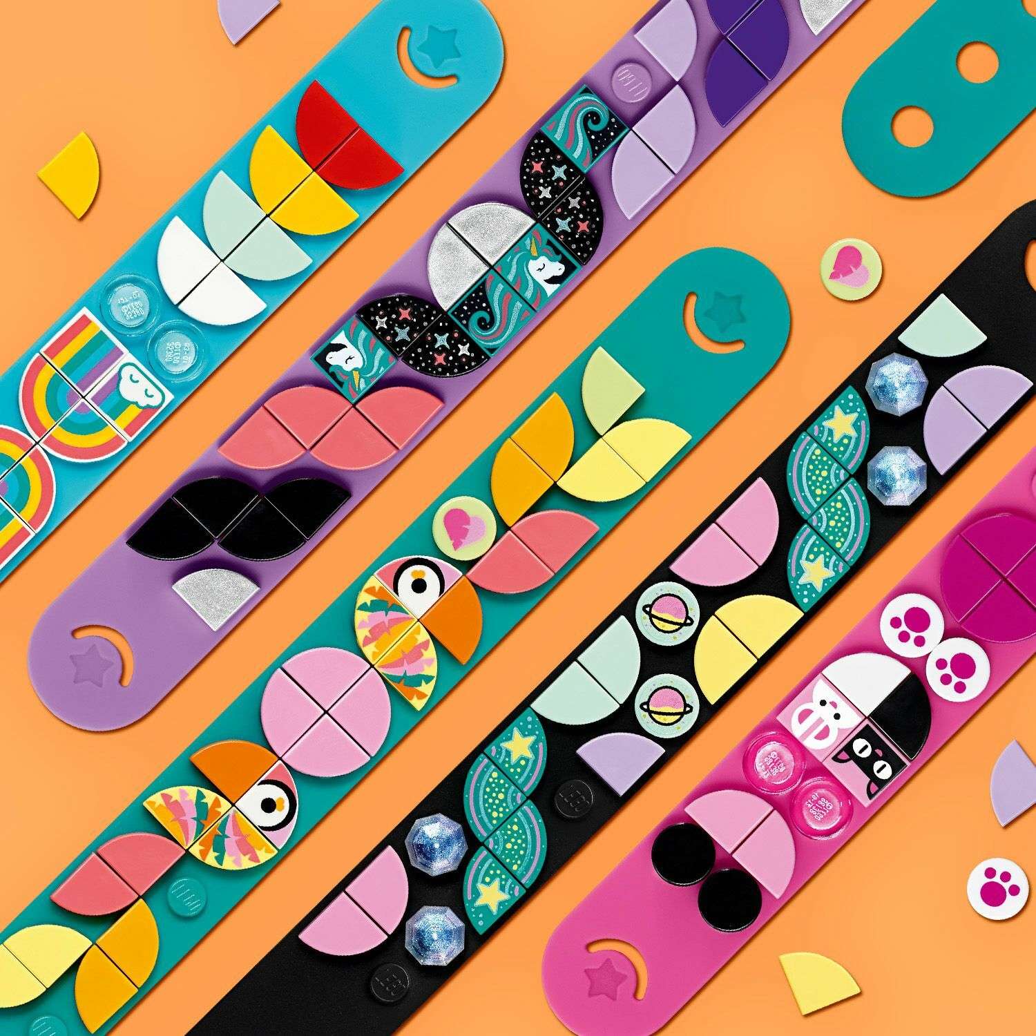 Конструктор LEGO DOTS Браслет Радуга 32 дет. - фото 10