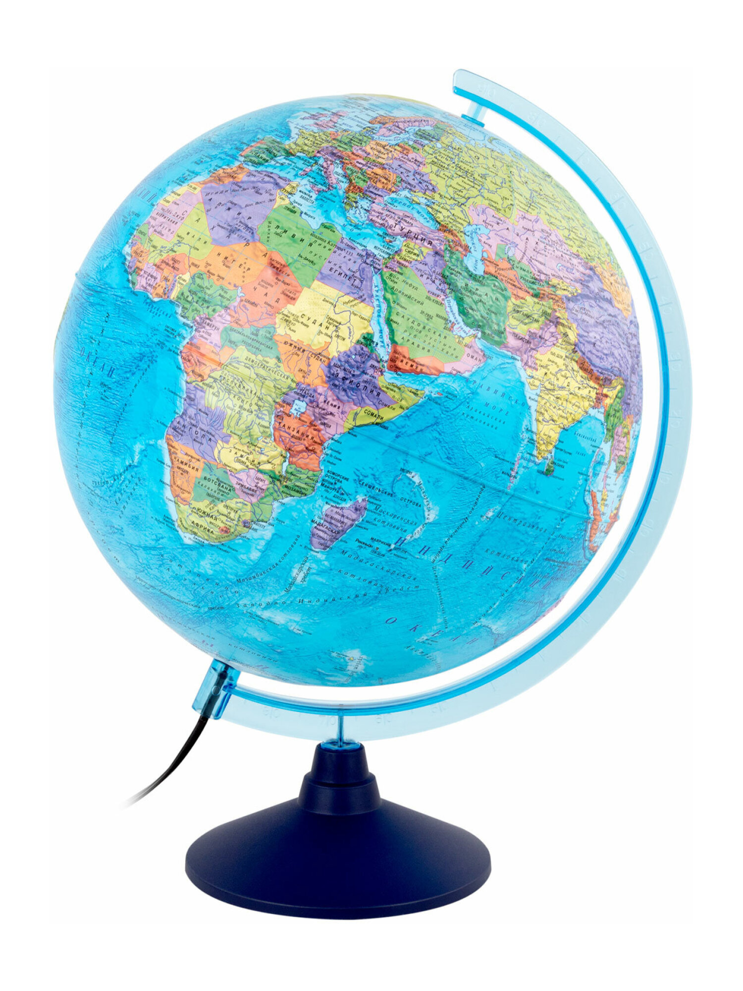 Глобус Globen интерактивный политический рельефный с подсветкой и VR очками 32 см - фото 14