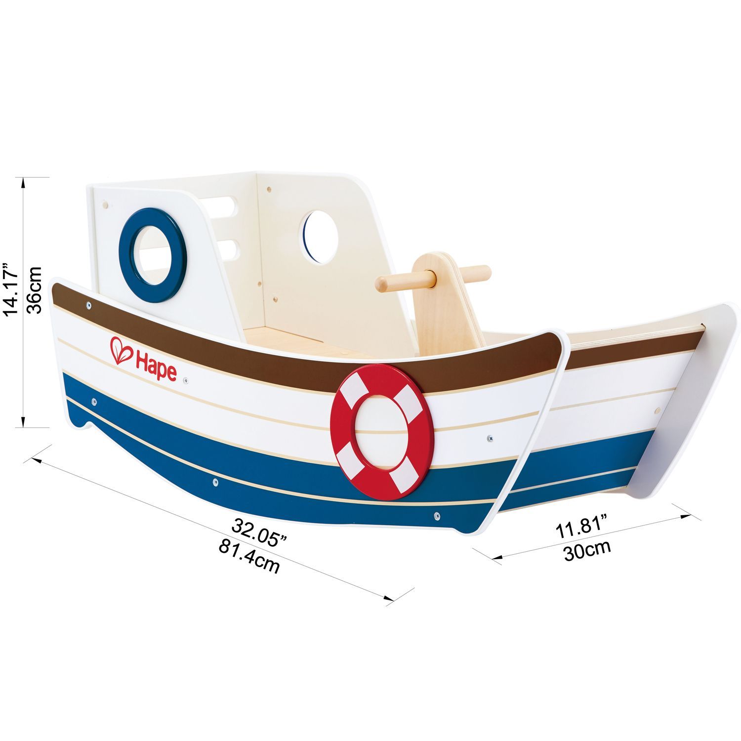 Качалка HAPE Лодка открытое море E0102_HP - фото 4