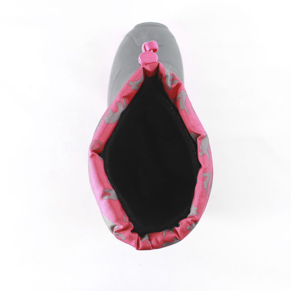 Сапоги Europen ПС23Д-СВ EUROPEN Сапоги для девочки,красный,серый с рисун - фото 3