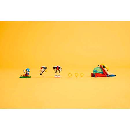 Конструктор LEGO Sonic the Hedgehog Соник - схватка у костра блочный