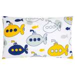 Наволочка ВОМБАТИК Подводная лодка 40 x 60 см