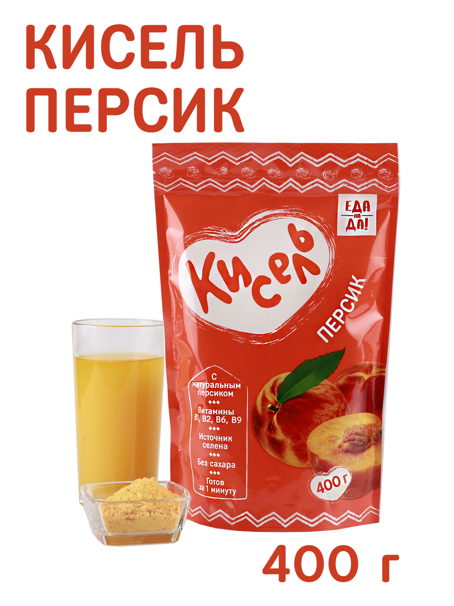 Кисель Еда На Да персик 400 гр - фото 1