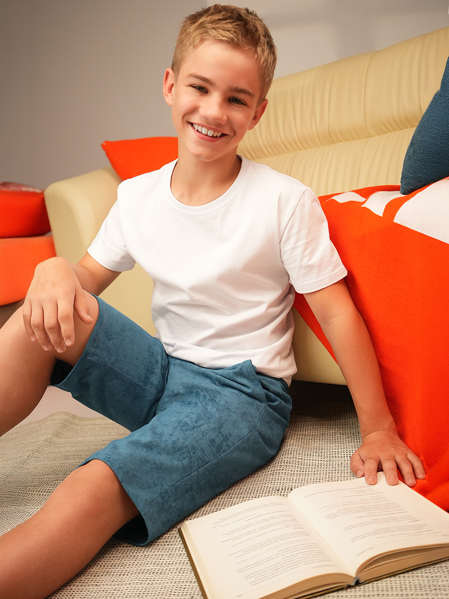 Шорты HappyFox HF037SPвинтаж.лазурный - фото 6