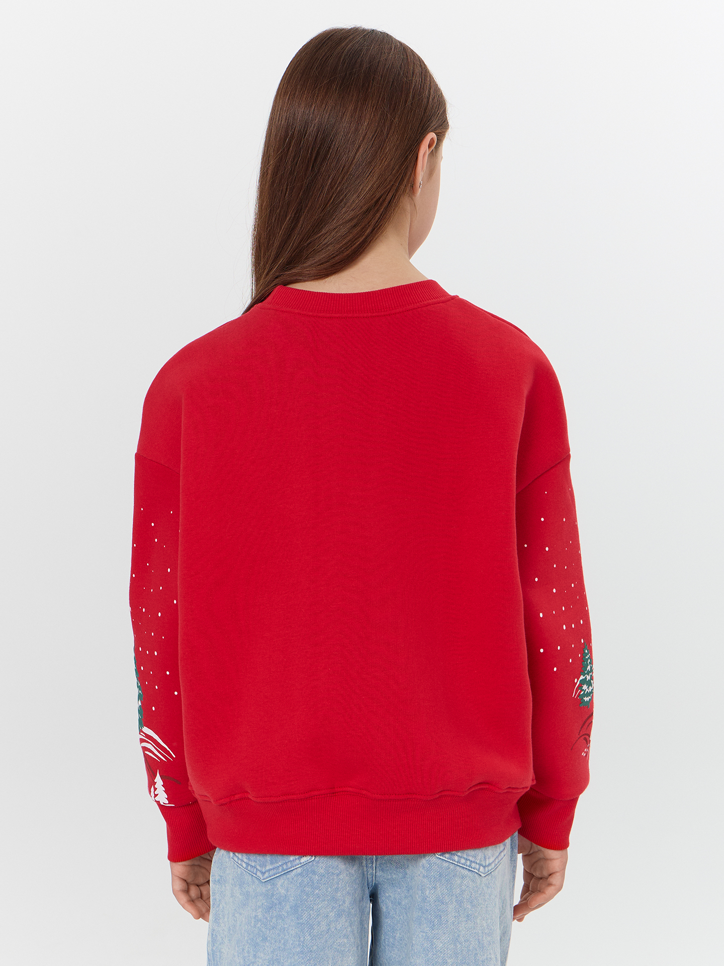 Свитшот Mark Formelle (Марк Формэль) 127897/1/красный +печать2 - фото 2