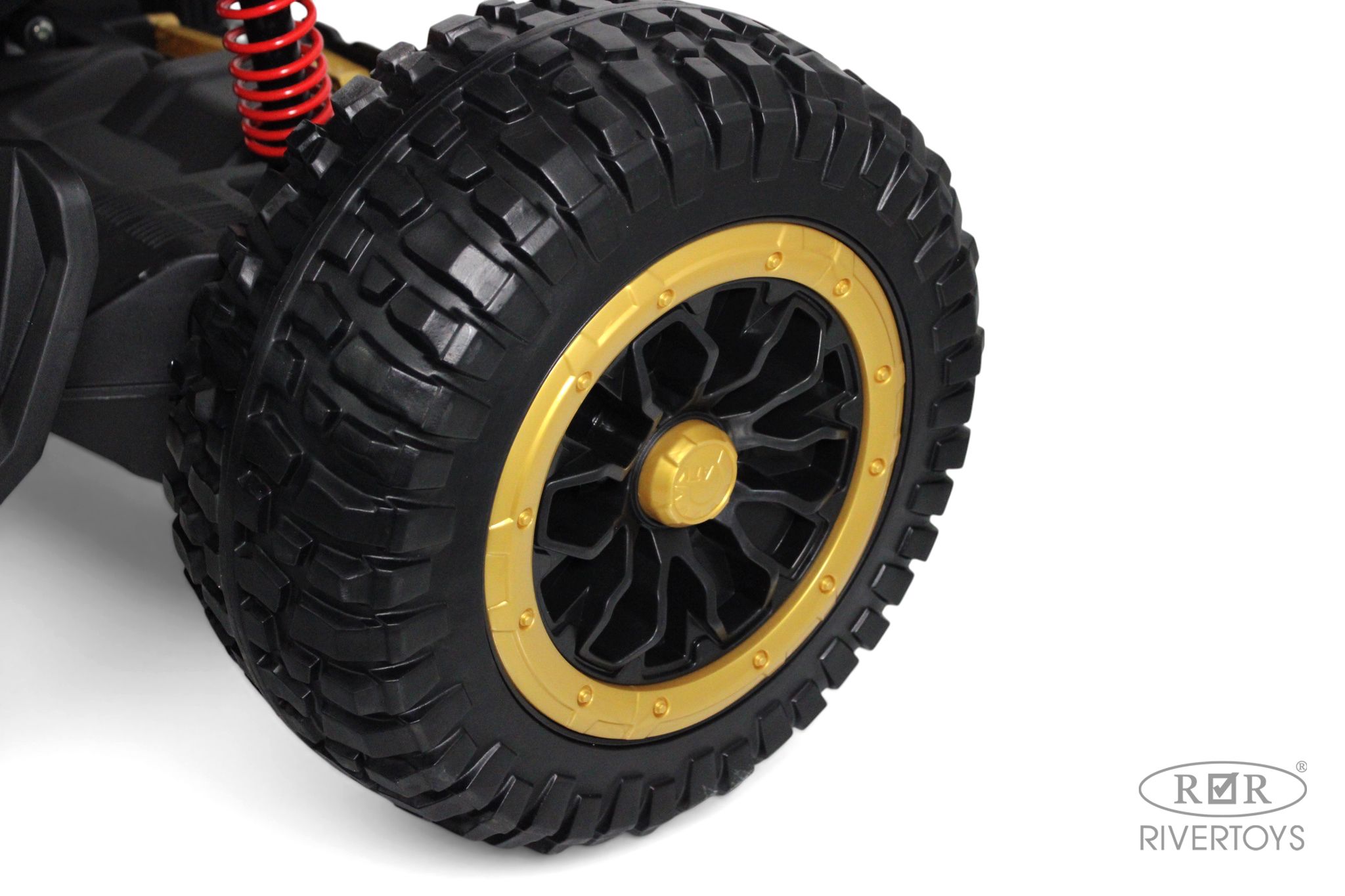 Электромобиль RIVERTOYS Z888VO-BLACK С пультом ДУ - фото 6