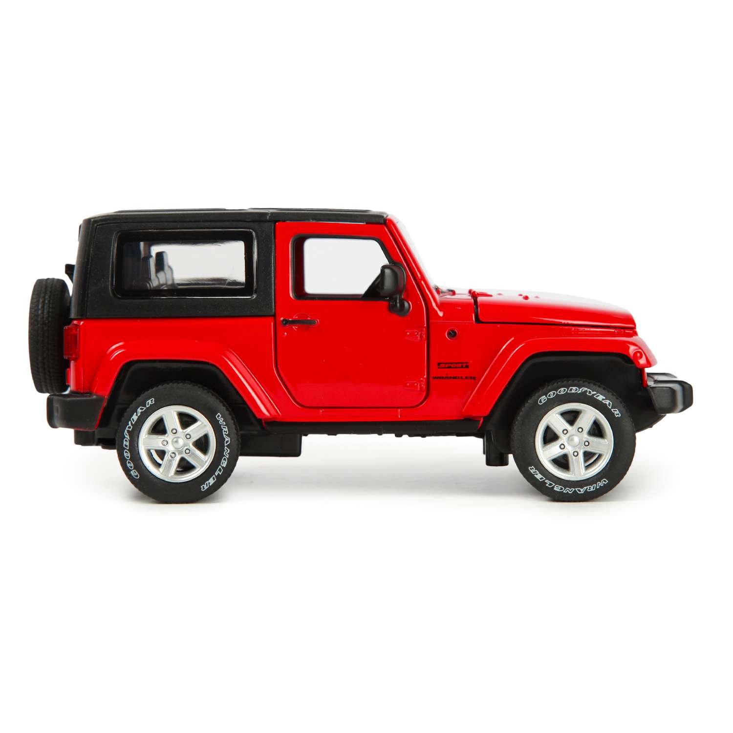 Автомобиль Mobicaro Jeep Jeep Wrangler 1:32 красный 68331 - фото 3