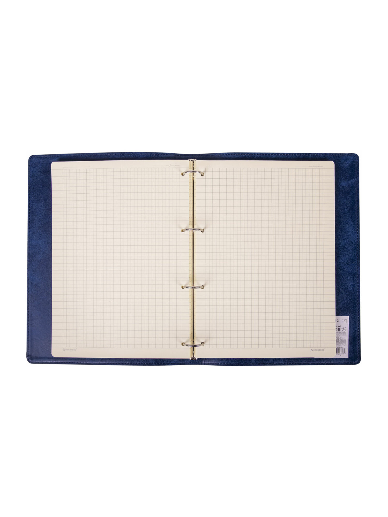 Тетрадь со сменным блоком Brauberg клетка 120 лист. - фото 8