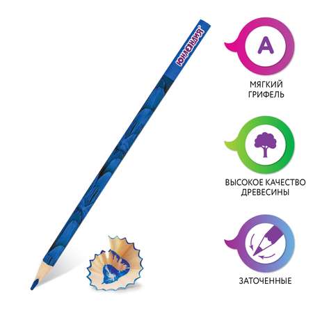 Карандаши цветные Юнландия 12 шт.