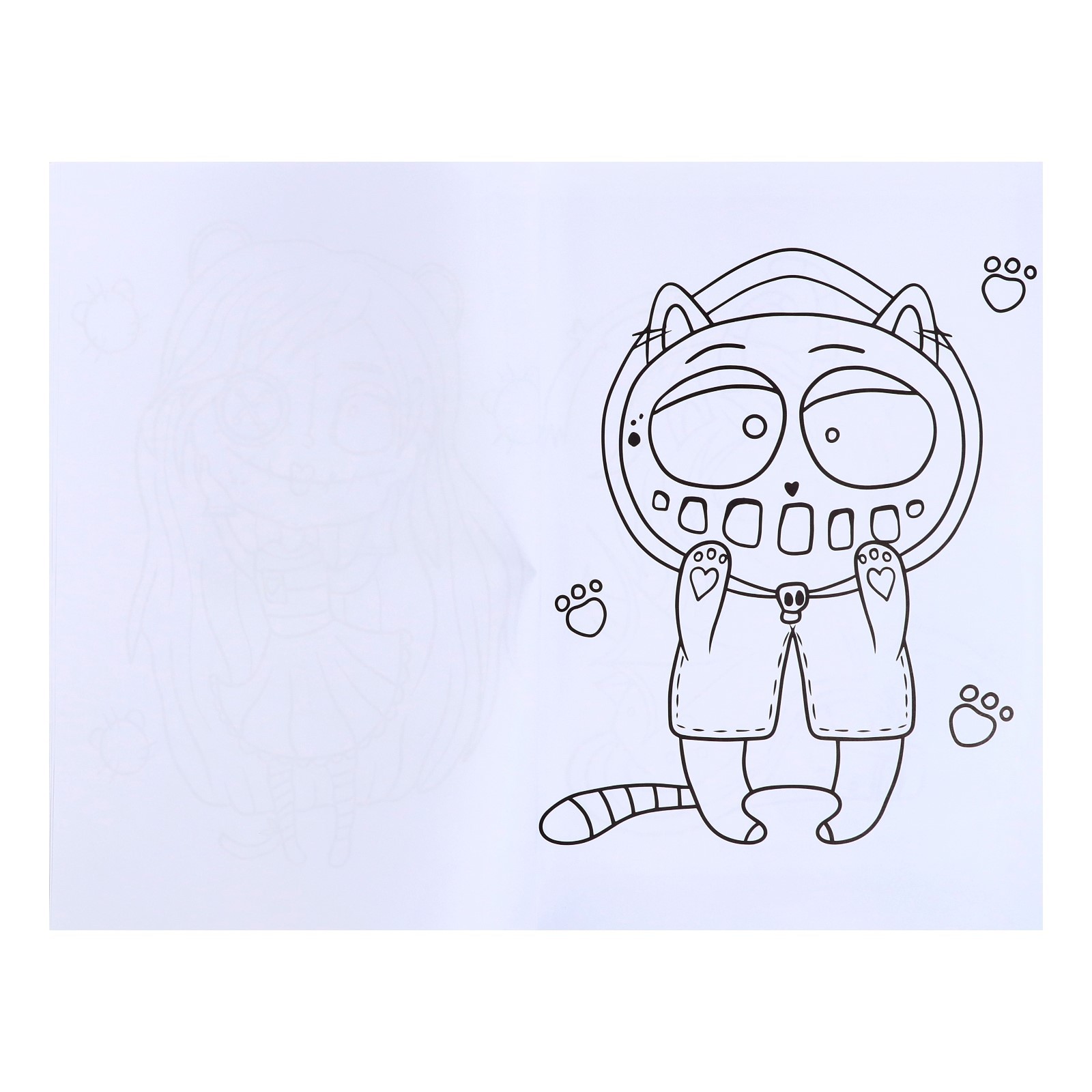 Макси-раскраска Проф-Пресс «Ужасные няшки» - фото 4