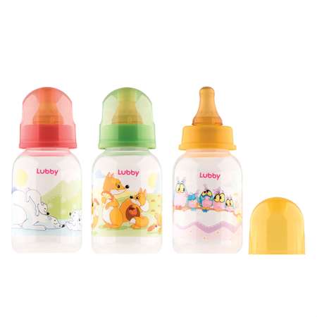 Бутылочка Lubby 125 мл в ассортименте