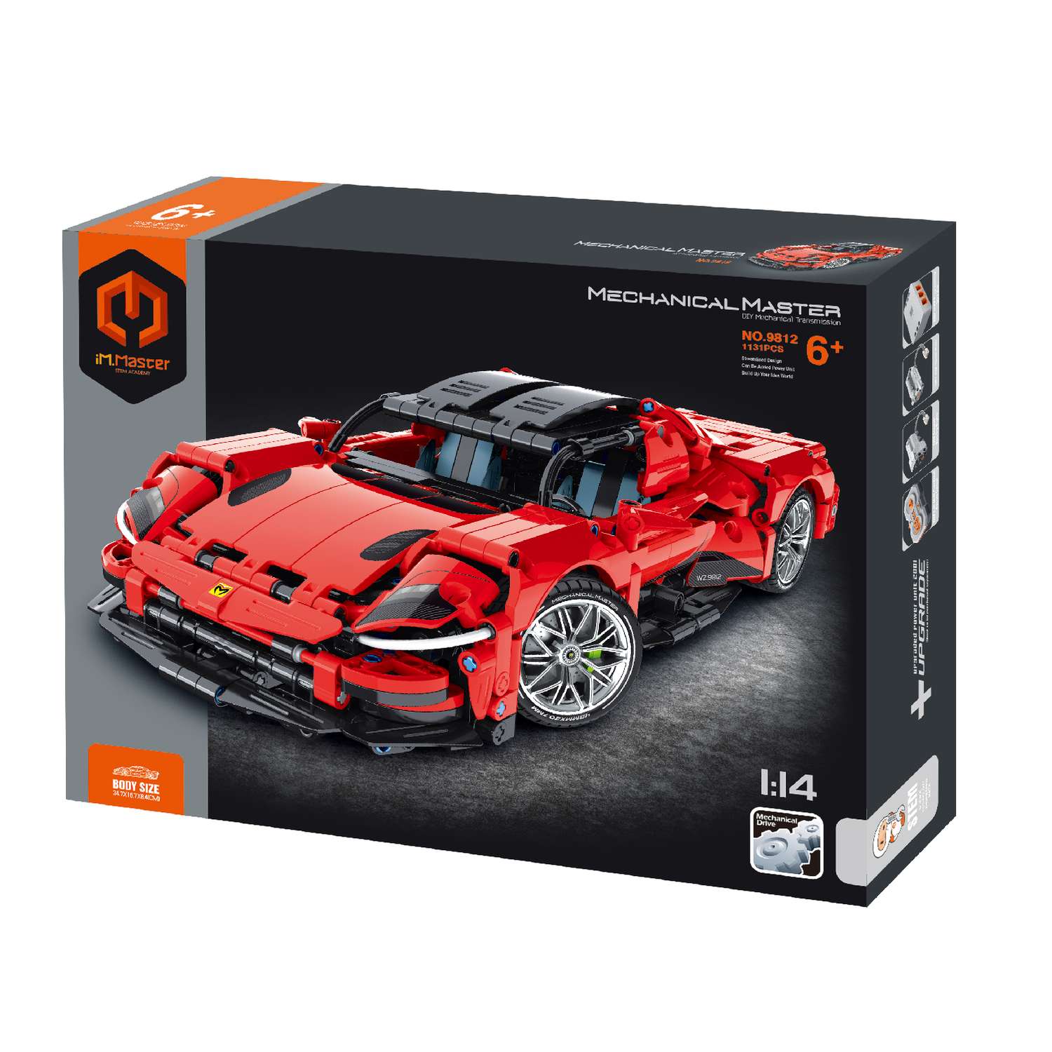 Конструктор Im.Master Спортивный автомобиль блочный - фото 4