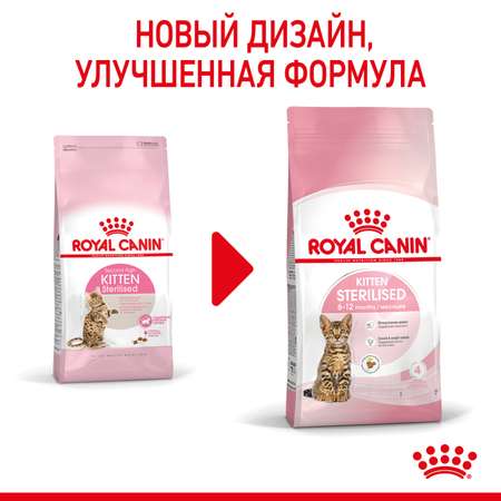 Корм сухой для котят ROYAL CANIN Sterilised 3.5кг стерилизованных