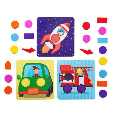 Игра развивающая ElBascoToys с карточками Развивайка Транспорт