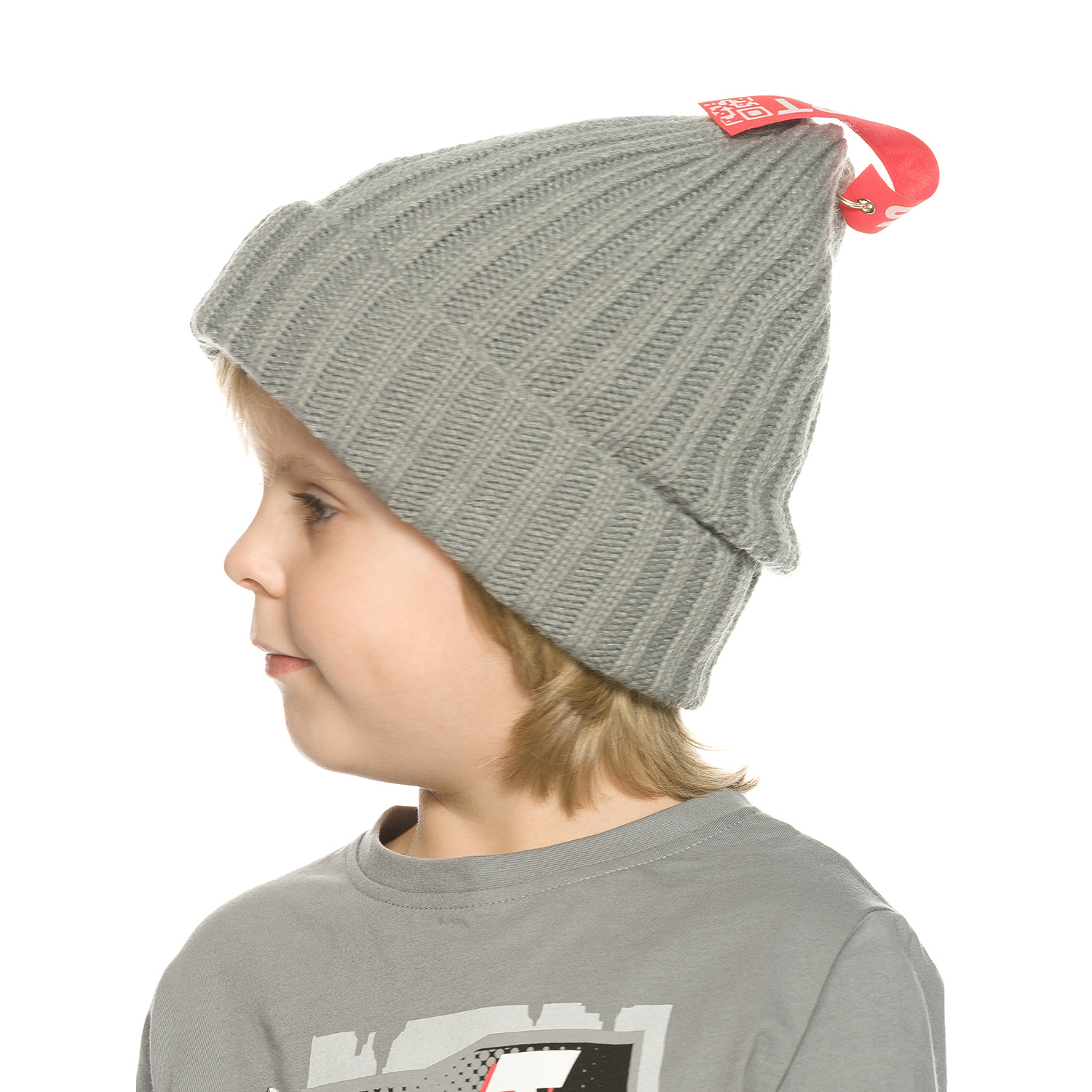 Шапка Pelican BKQZ3216 Темно-серый(43) - фото 1