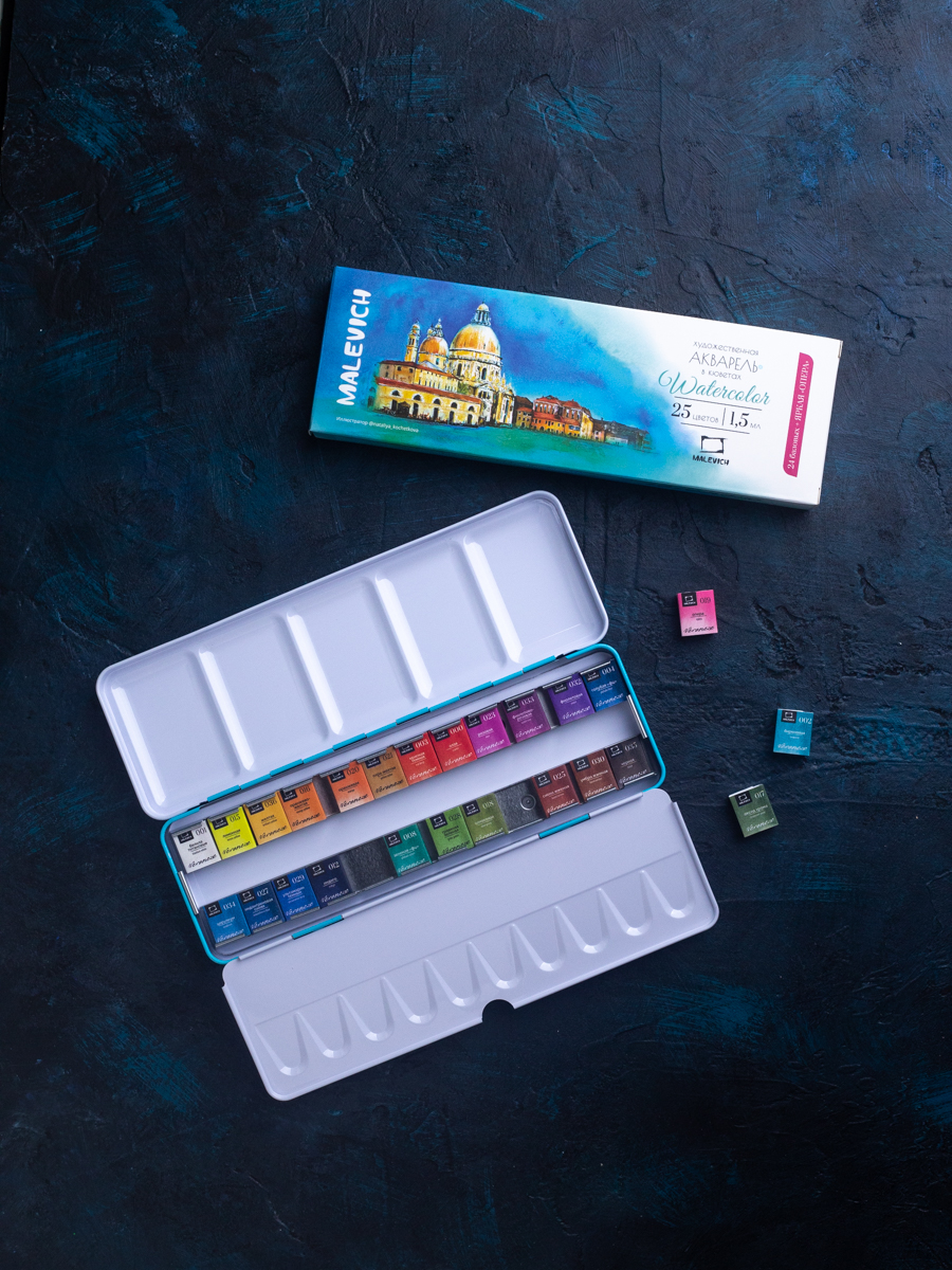 Краски акварель Малевичъ - фото 14