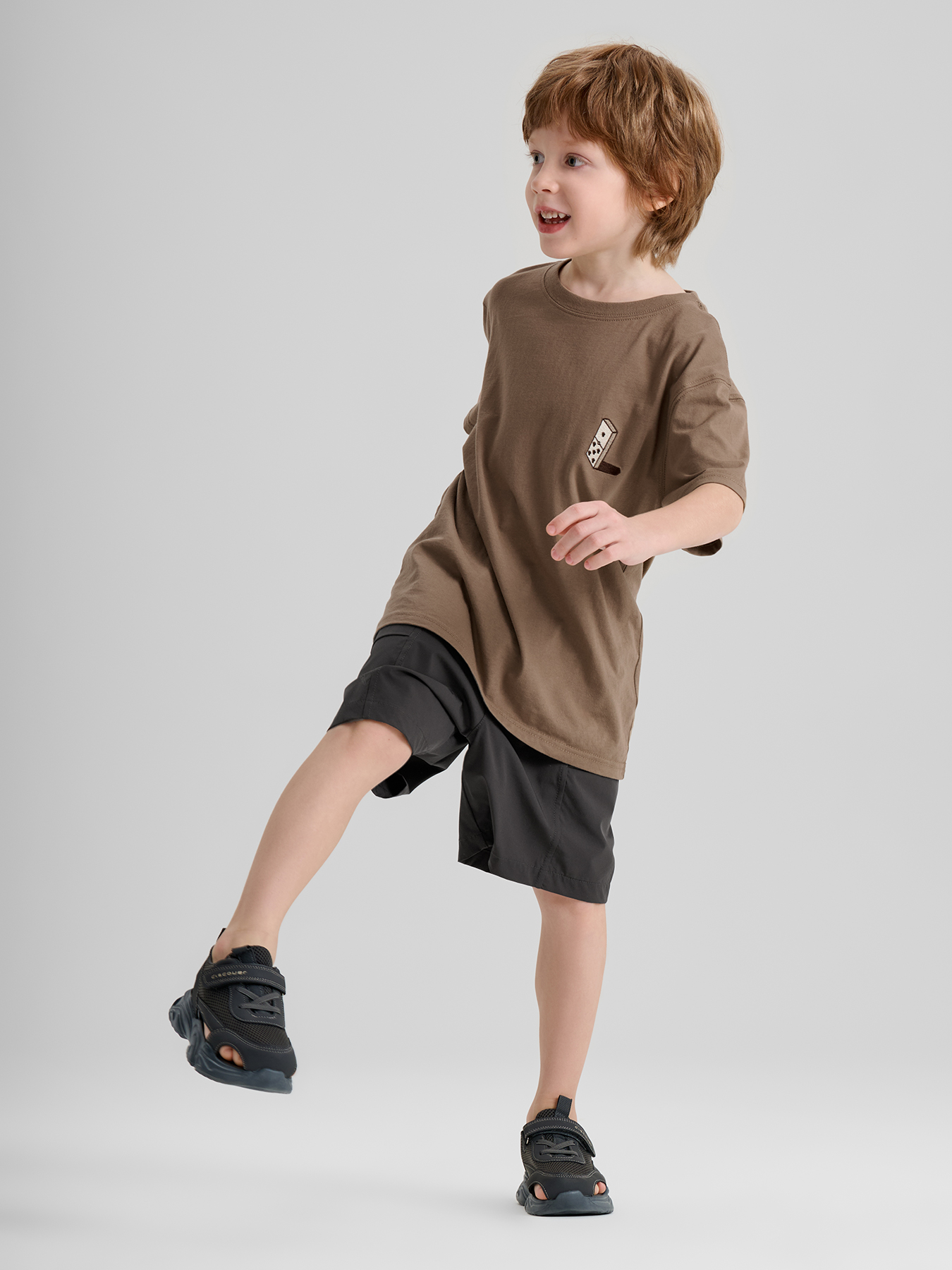 Футболка Happy Baby 88297-0_light brown (domino) - фото 14