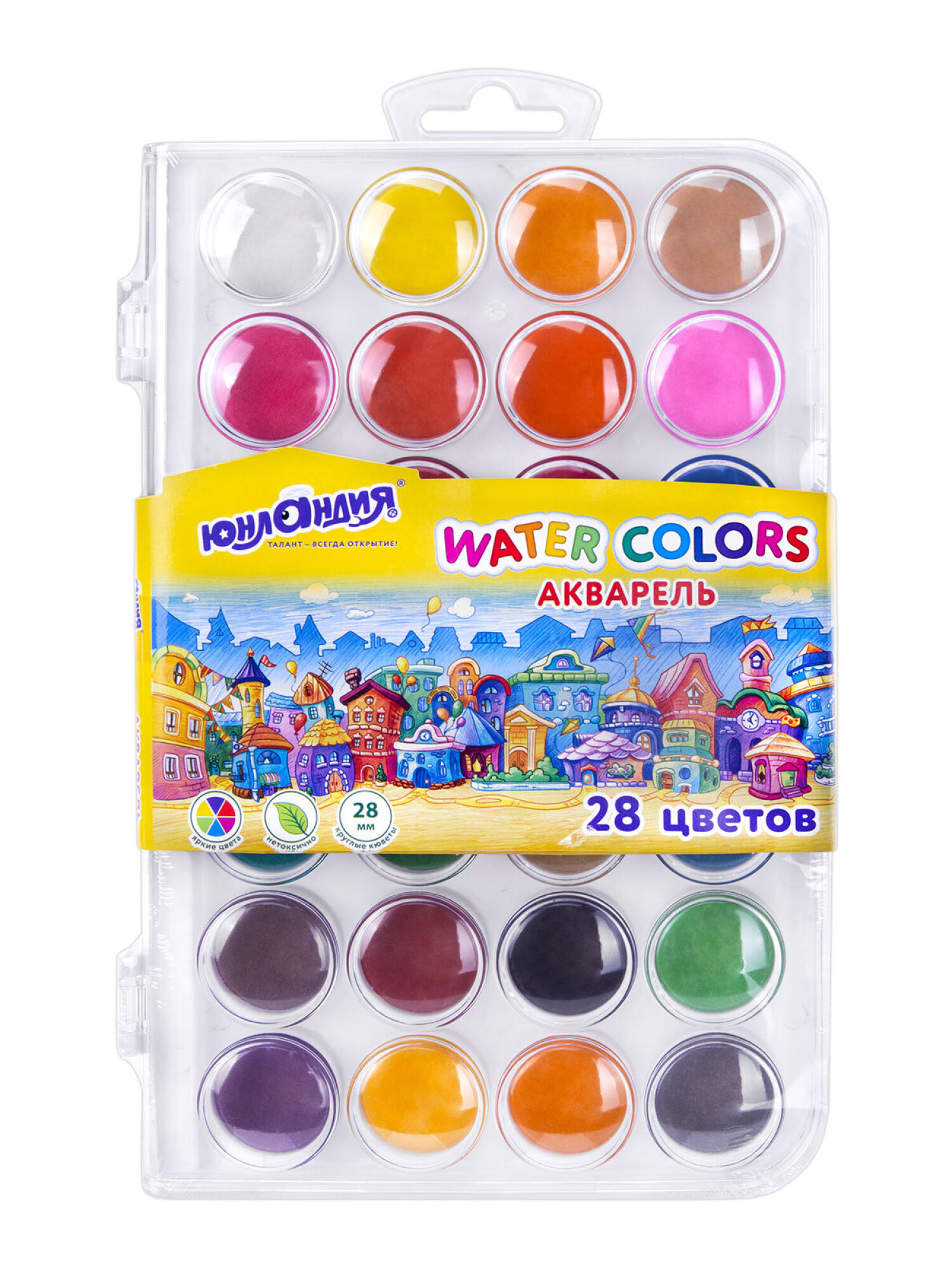 Краски акварель Юнландия 28 цв. - фото 7