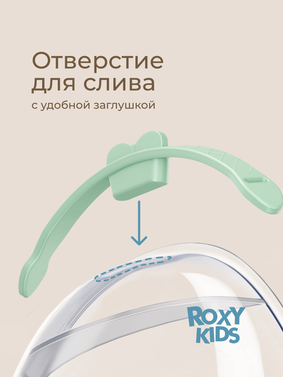 Молокосборник ROXY-KIDS с заглушкой в футляре 2шт цвет зеленый - фото 5