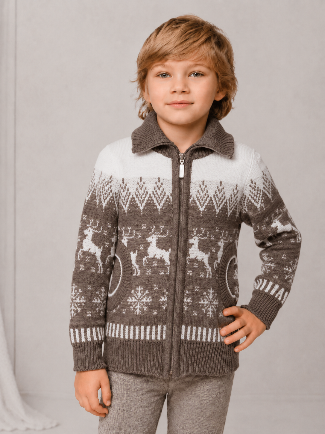 Толстовка КОвровский ТРИкотаж 359/кофейный - фото 2