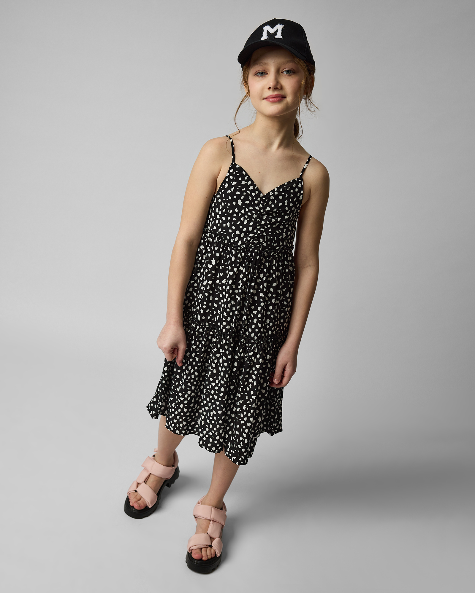 Изображение товара Сарафан Futurino Ярусный анималистичный принт 100% вискоза