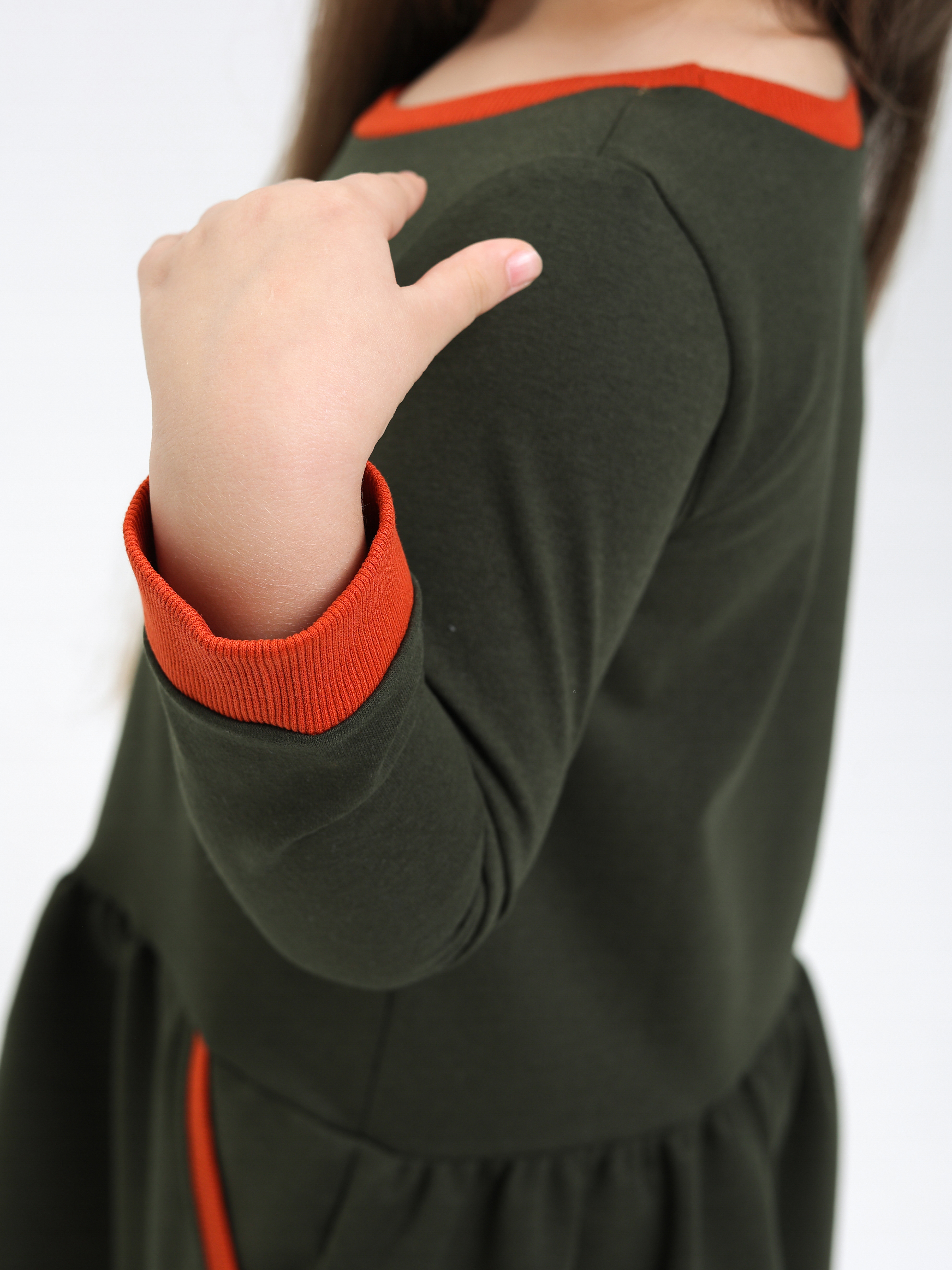 Платье RobyKris 27-9286-25/хаки - фото 5