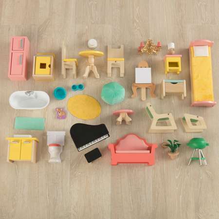 Домик для кукол KidKraft с мебелью