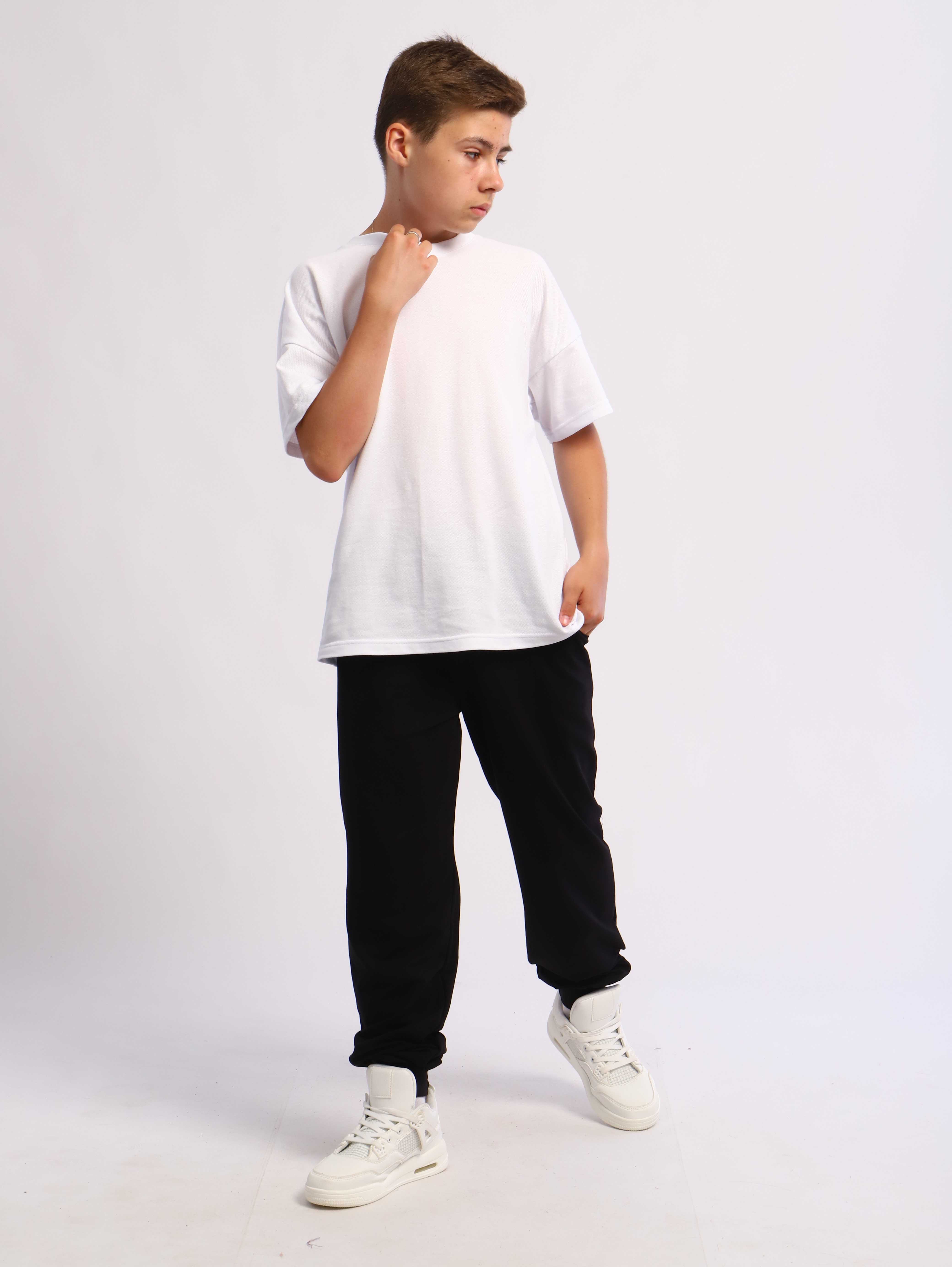 Брюки ЛАДОШКИ Брюки Бой черный - фото 6