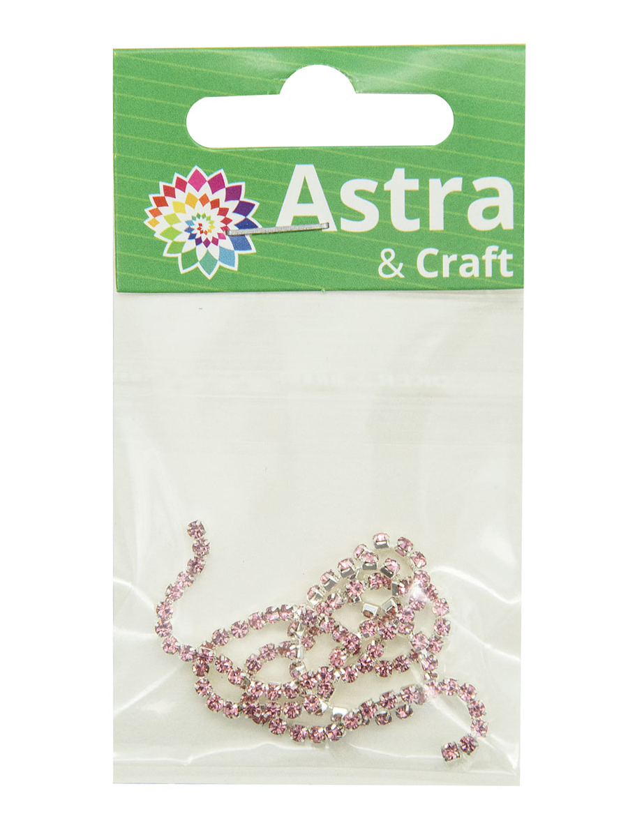 Набор для творчества Astra Craft бисер Стразы на цепочке - фото 6