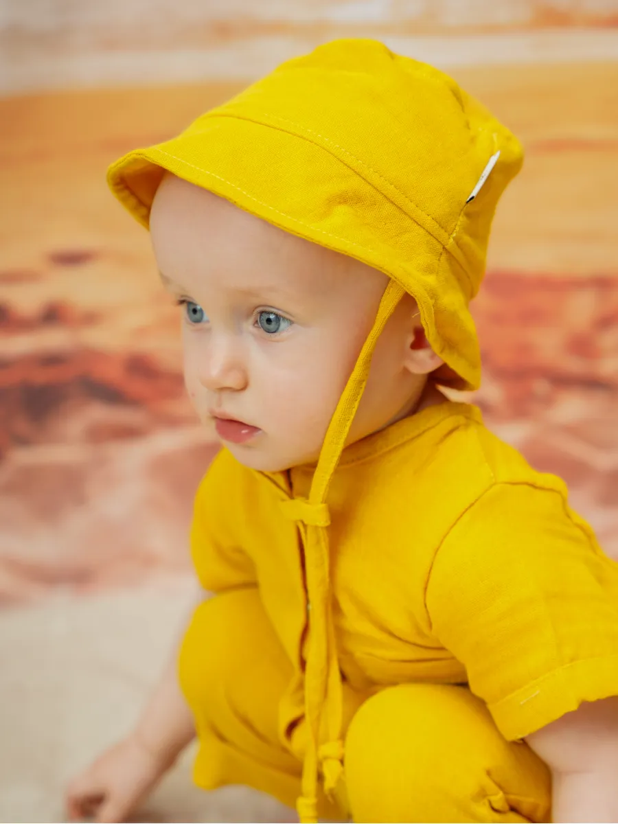 Песочник Супер Пупс кос/мусл/горчица - фото 10