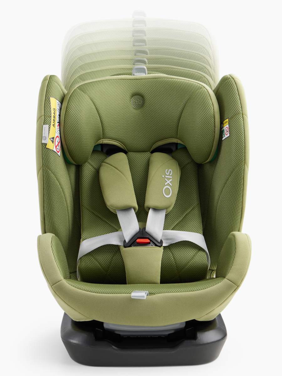 Автокресло Happy Baby Oxis 0+/1/2/3 (0-36 кг) зеленый - фото 6
