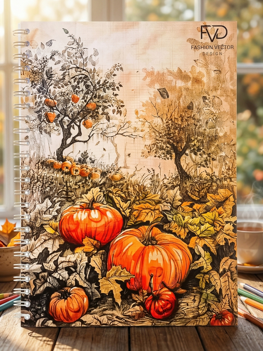 Раскраска Антистресс Fashion Vector Design А5 30 листов Урожай - фото 1