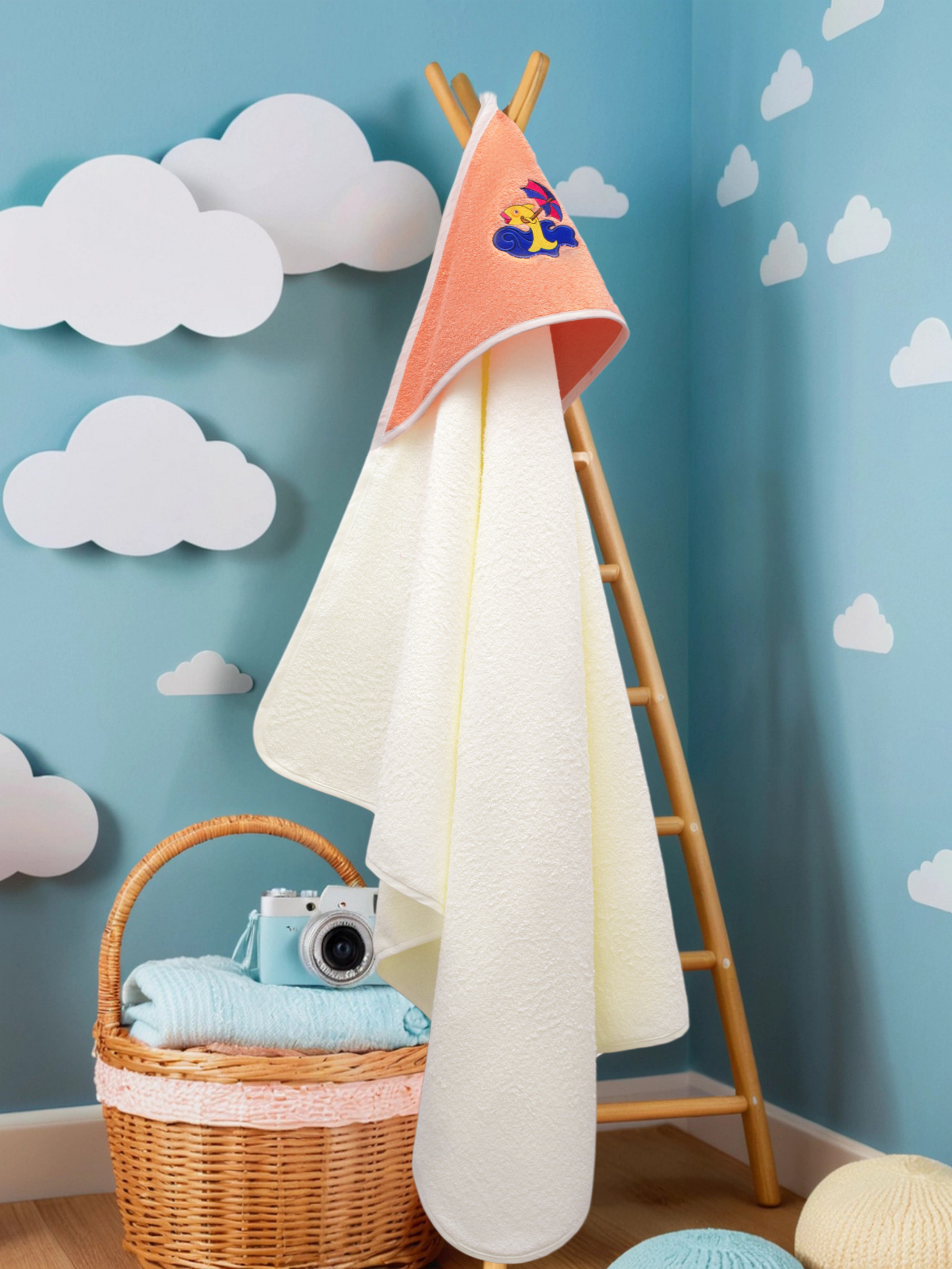 Полотенце уголок Wellness Малыш-01/27_Р 80 x 100 см 1 шт. - фото 1