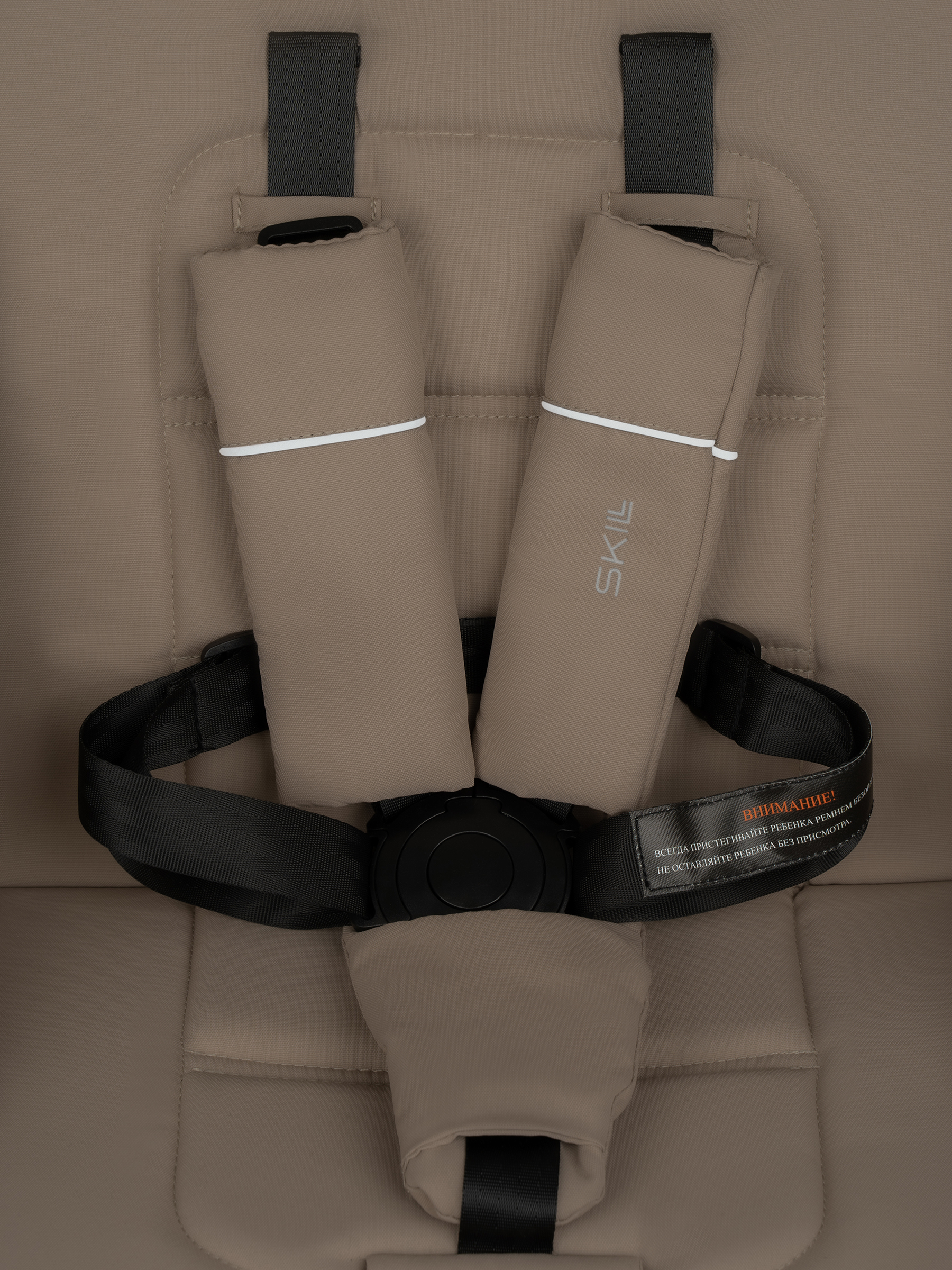 Коляска прогулочная JOVOLA Skill бежевый - фото 30