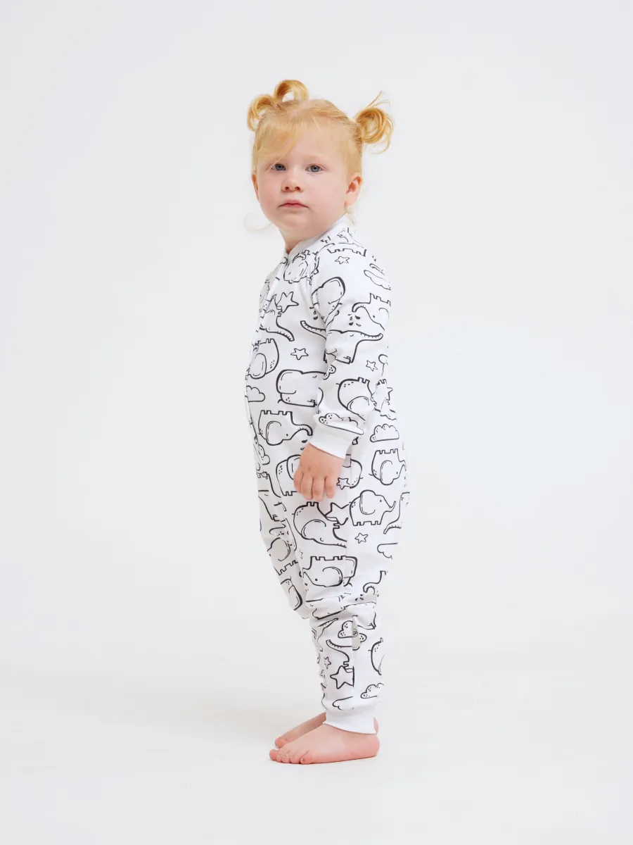 Комбинезон 3 шт Супер Пупс нбр/3пр/ком/сл/SK18небесныймокрыйасфальтслоники - фото 8