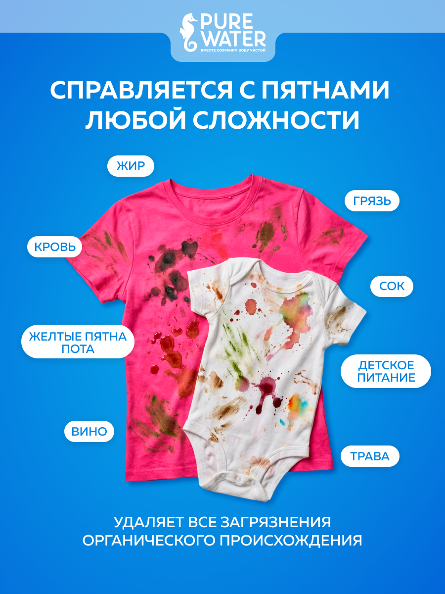 Мыло хозяйственное Pure Water 175 г - фото 4