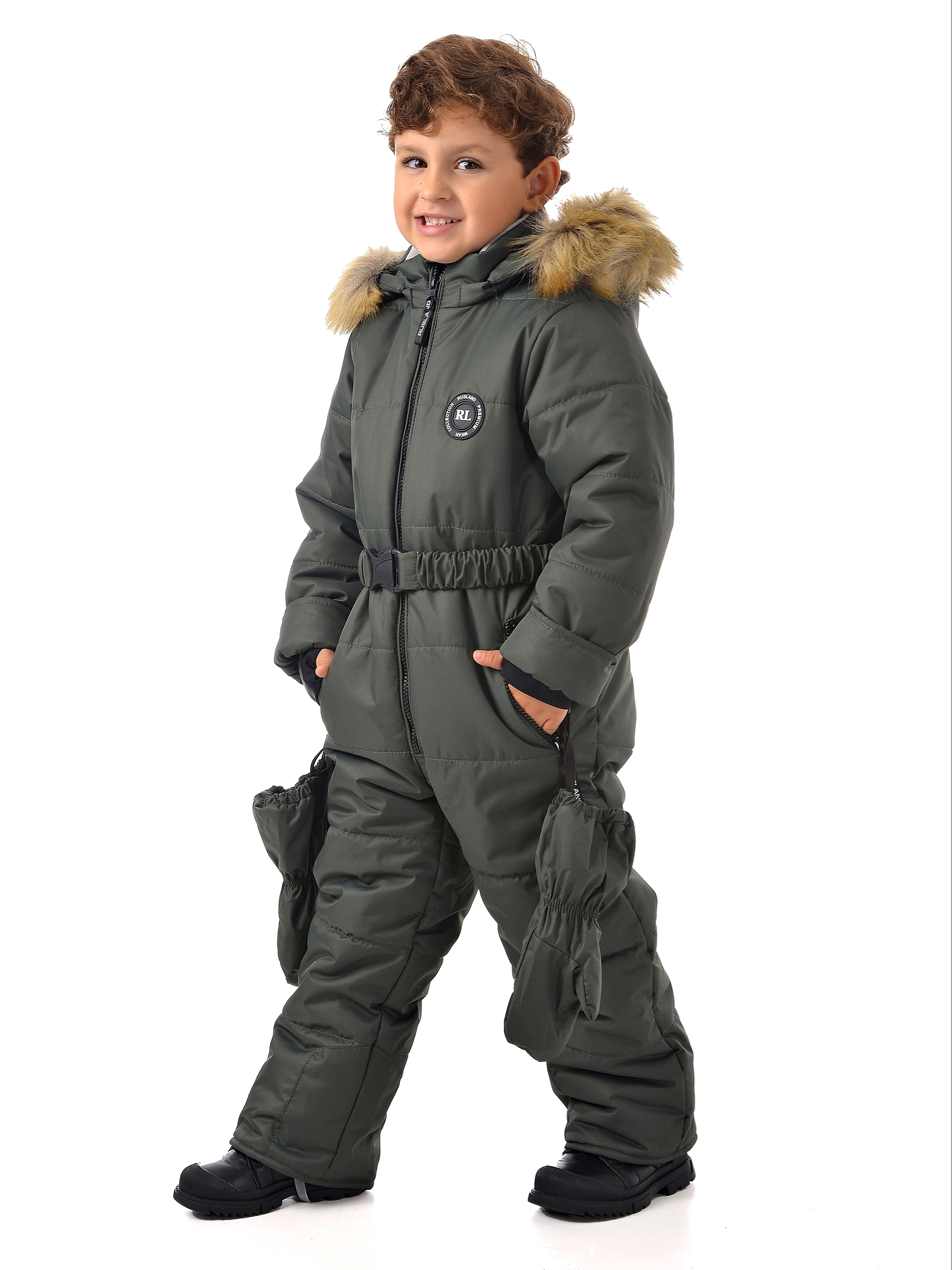 Комбинезон Rusland мз-комбинезон-31-22-глория-хаки 116-140 - фото 2