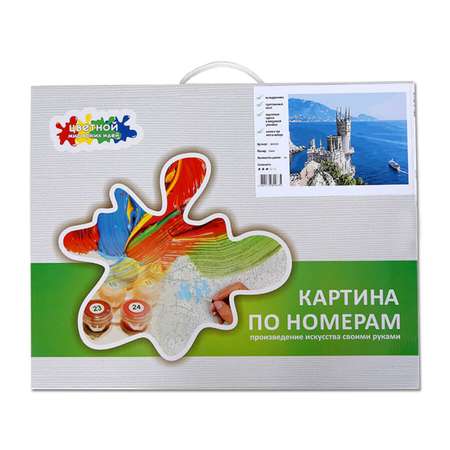Картина по номерам Цветной