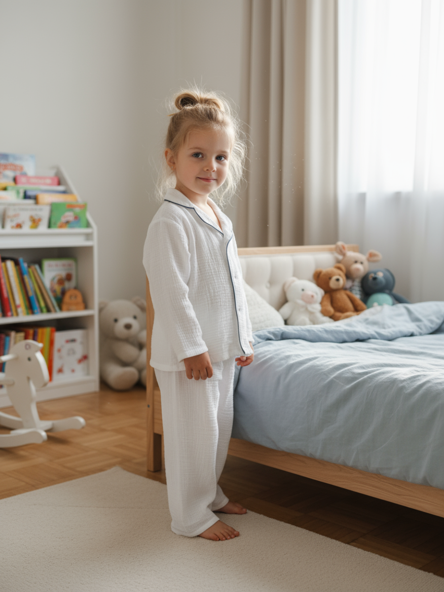 Пижама КВАРК лук пижама-муслин-роз - фото 11