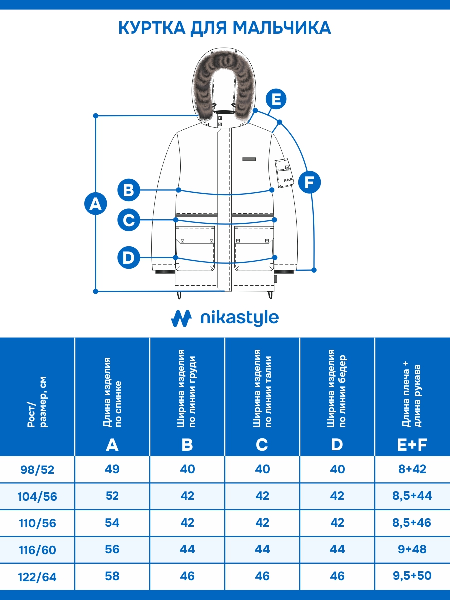 Куртка NIKASTYLE 4з6925 деним - фото 10