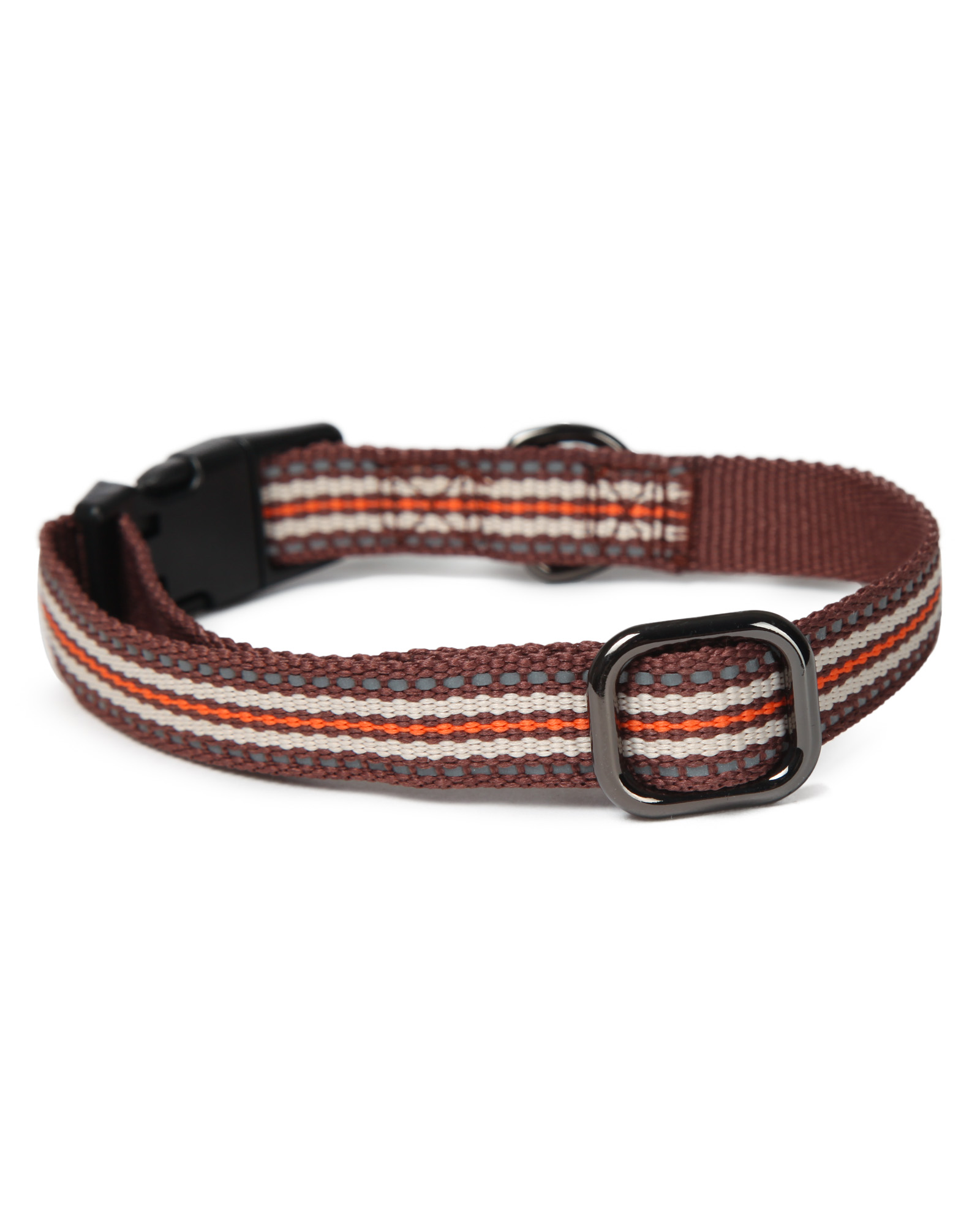 Ошейник для собак Barbaks Коричневая полоса S 1.5*27-40см - фото 8